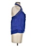 Bebe 100% Silk Blue Sleeveless Silk Top Size S - photo 4