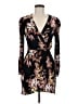 Lulus 100% Polyester Floral Black Cocktail Dress Size M - photo 1