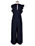Vince Camuto 100% Polyester Solid Blue Jumpsuit Size 6 - photo 2