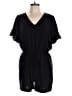First Love 100% Polyester Solid Black Romper Size L - photo 1