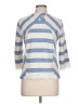 Zara Basic Blue White 3/4 Sleeve T-Shirt Size L - photo 1