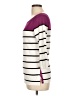 White House Black Market Stripes Purple Pullover Sweater Size L - photo 5