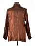 Notations Metallic Brown 3/4 Sleeve Button-Down Shirt Size 1X - photo 2