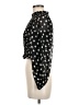 Olivaceous 100% Polyester Polka Dots Black Long Sleeve Blouse Size M - photo 5