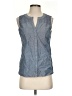 Outback Red Blue Sleeveless Button-Down Shirt Size S - photo 1