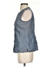 Outback Red Blue Sleeveless Button-Down Shirt Size S - photo 5