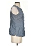 Outback Red Blue Sleeveless Button-Down Shirt Size S - photo 4