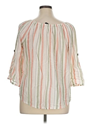 Unique Spectrum 3/4 Sleeve Blouse (view 2)