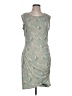 Nine West Paisley Gray Cocktail Dress Size L - photo 1