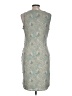 Nine West Paisley Gray Cocktail Dress Size L - photo 2