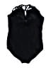 Torrid Solid Black One Piece Swimsuit Size 1X Plus (1) - photo 2