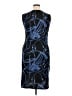 Ashley Stewart 100% Polyester Graphic Blue Cocktail Dress Size 14 Plus - photo 2