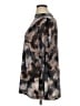 Logo Layers Camo Brown Long Sleeve Blouse Size XL - photo 5