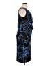Ashley Stewart 100% Polyester Graphic Blue Cocktail Dress Size 14 Plus - photo 4