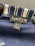Justify Stripes Blue Jumpsuit Size M - photo 3