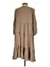 Easel 100% Rayon Tan Casual Dress Size S - photo 2