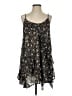 Easel 100% Polyester Paisley Black Casual Dress Size S - photo 1