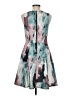 Mossimo Graphic Teal Cocktail Dress Size M - photo 2