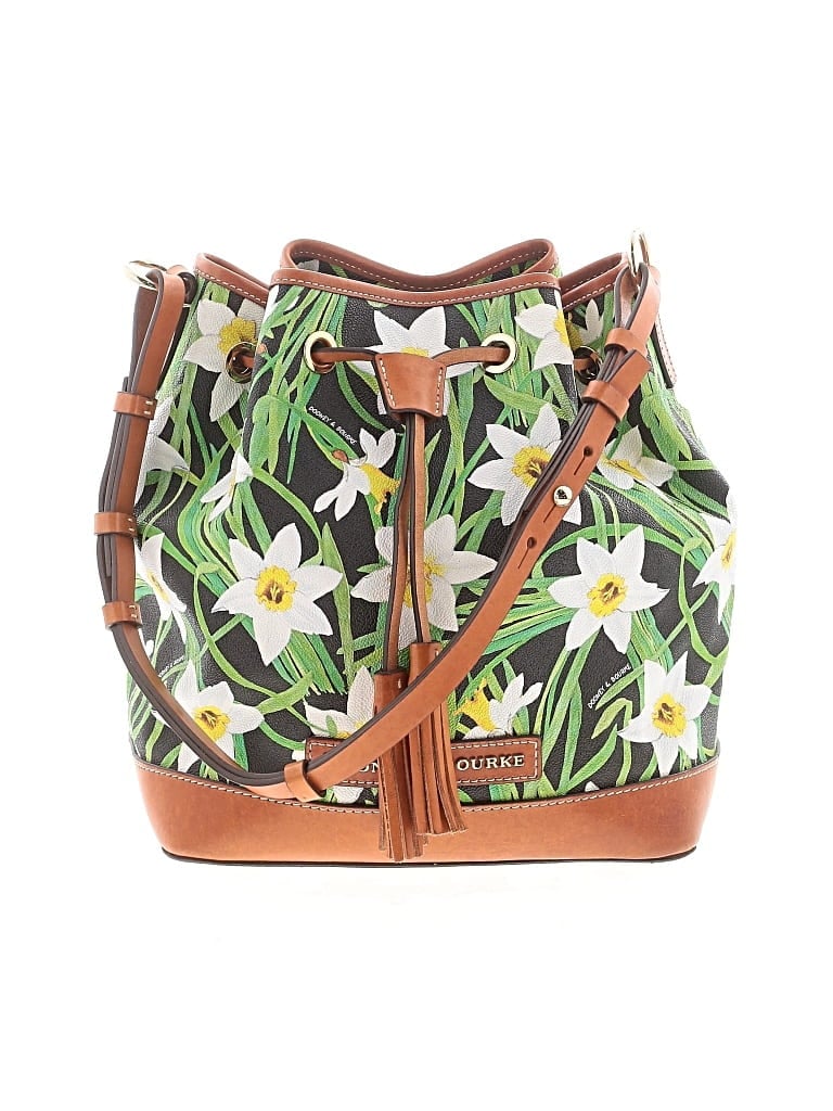 Pre-owned Dooney & Bourke Bucket Bag In Green