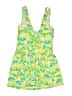 InGear 100% Nylon Tropical Yellow Green Swimsuit Cover Up Size 10 - photo 2