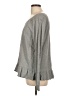 Pam & Gela 100% Cotton Gray Pullover Sweater Size L - photo 5