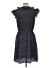 Maison Jules 100% Polyester Polka Dots Blue Casual Dress Size L - photo 2