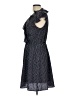 Maison Jules 100% Polyester Polka Dots Blue Casual Dress Size L - photo 5