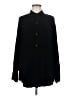CP Shades Solid Black Long Sleeve Button-Down Shirt Size MedEstimated - photo 1
