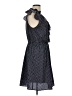 Maison Jules 100% Polyester Polka Dots Blue Casual Dress Size L - photo 4