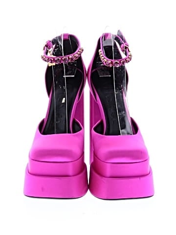 Versace Satin Medusa Aevitas Platform Pumps (view 2)