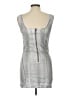 Forever 21 Metallic Silver Cocktail Dress Size L - photo 2