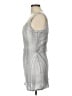 Forever 21 Metallic Silver Cocktail Dress Size L - photo 5