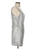 Forever 21 Metallic Silver Cocktail Dress Size L - photo 4