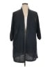 Eileen Fisher 100% Linen Gray Cardigan Size XL - photo 1