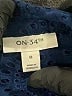 On 34th 100% Cotton Polka Dots Blue Long Sleeve Blouse Size M - photo 7