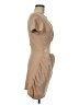 Le Lis Solid Tan Casual Dress Size M - photo 4