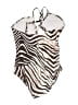 Sofia by Sofia Vergara Animal Print Ivory One Piece Swimsuit Size L - photo 2