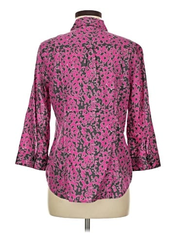 Calvin Klein 3/4 Sleeve Button-Down Shirt (view 2)
