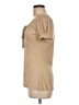 Soprano 100% Rayon Tan Short Sleeve Blouse Size M - photo 5