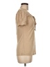 Soprano 100% Rayon Tan Short Sleeve Blouse Size M - photo 4