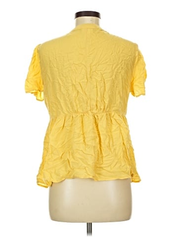 Isabel Maternity Short Sleeve Blouse (view 2)