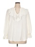 Cato 100% Polyester Ivory Long Sleeve Blouse Size 14-16W - photo 1