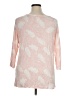 Basic Editions Pink 3/4 Sleeve T-Shirt Size XL - photo 2
