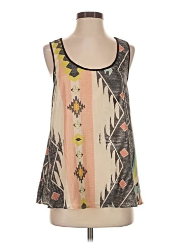 Aryn K. Sleeveless Silk Top (view 1)