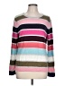 Talbots Outlet Stripes Pink Pullover Sweater Size L - photo 1