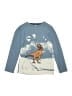 Tea 100% Cotton Blue Long Sleeve T-Shirt Size 16 - photo 1