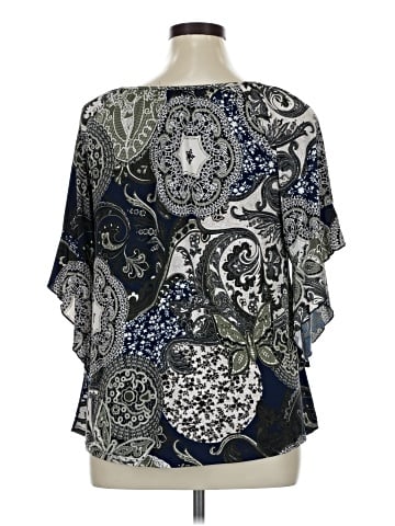 Espresso 3/4 Sleeve Blouse (view 2)