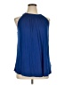 Gap 100% Rayon Blue Sleeveless Blouse Size XL - photo 1
