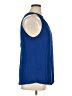 Gap 100% Rayon Blue Sleeveless Blouse Size XL - photo 4