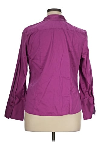 Lane Bryant Long Sleeve Button-Down Shirt (view 2)